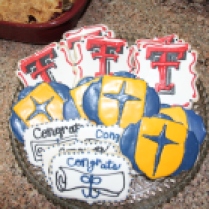 Jesuit Dallas and Texas Tech cookies